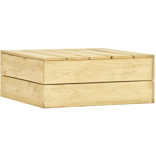 vidaXL Vrtna miza 75x75x31 cm impregnirana borovina Cene