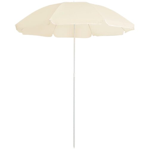 The Living Store Zunanji senčnik jeklo peščen 180 cm - Senčnik, (21750200) Cene