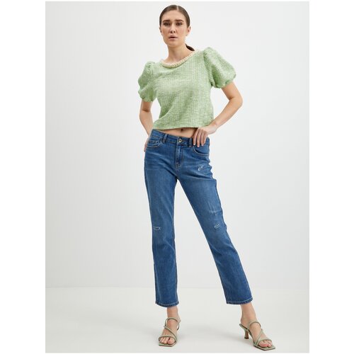Orsay Dark Blue Womens Shortened Straight Fit Jeans - Women Cijene