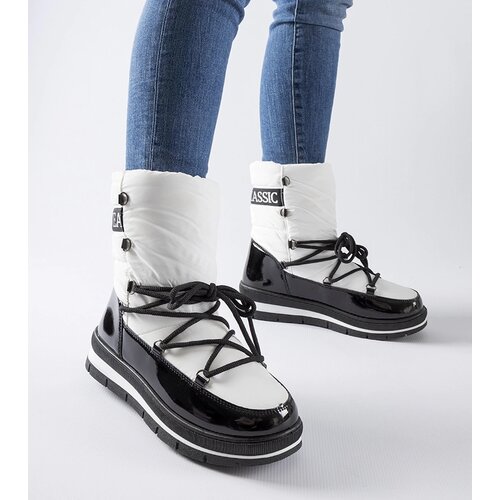 Gemre White Platform Snow Boots Vineyard Cene