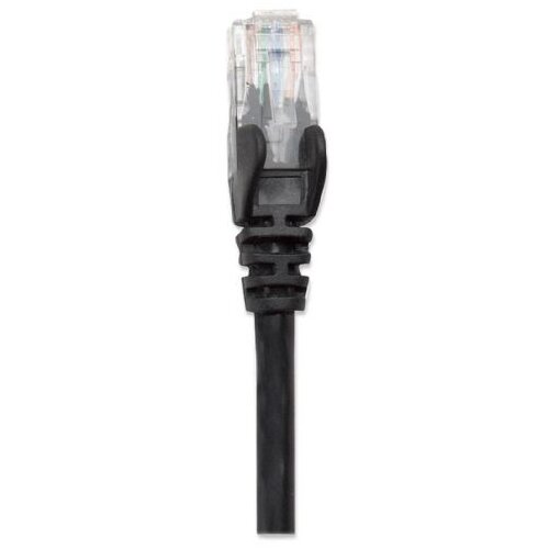 Intellinet 343350 RJ45 mrežni kabel, Patch kabel cat 6 U/UTP 5.00 m crna 1 St. Slike