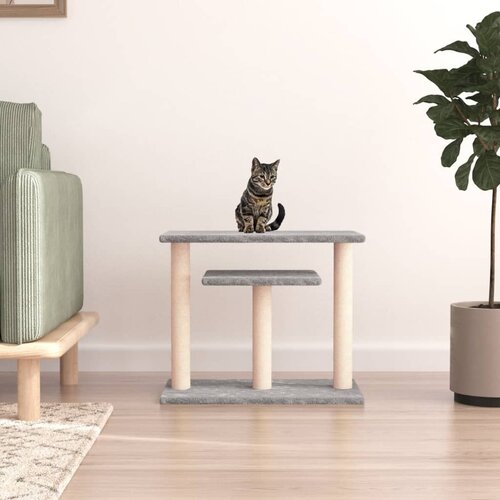 vidaXL Grebalica za mačke s platformama svjetlosiva 62 5 cm Cijene
