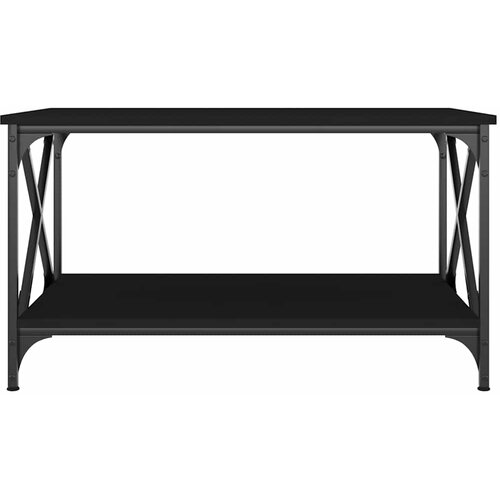 vidaXL Stolić za kavu crni 80x50x45 cm konstruirano drvo i željezo Cijene