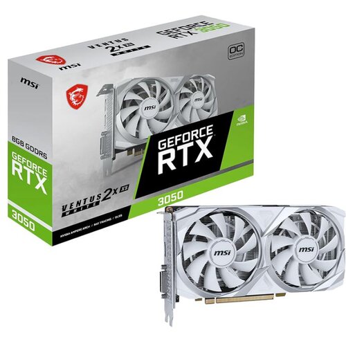 VGA MSI NVidia RTX 3050 VENTUS 2X XS WHITE 8G... Slike
