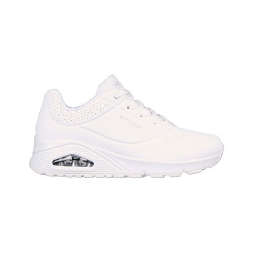 Skechers Ženske patike Uno - Stand On Air, 73690-W, Bele Slike