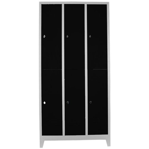 Hanah home Js1025Sı GreyBlack Locker Storage Cabinet Cene