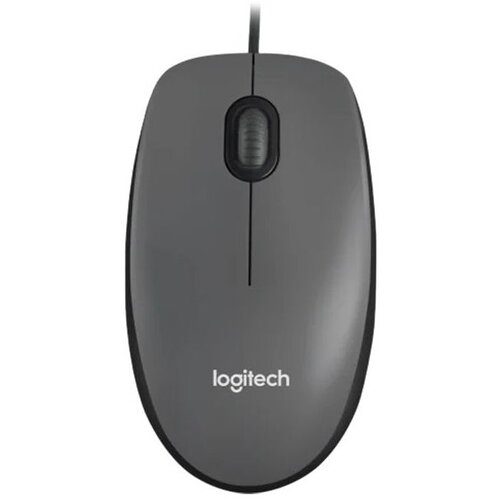 Logitech M100 Corded Mouse - BLACK - USB Slike