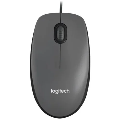 Logitech M100 Corded Mouse - BLACK - USB