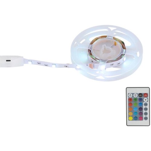 Globo 39016 - led rgb prigušiva traka LED/6W/230V + daljinski upravljač 1m Cene
