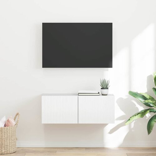 vidaXL TV stenska omara Svetlo Belo 60 x 31 x 29.5 cm Konstruiran les Cene