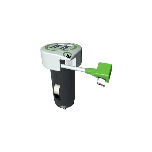 Q2power TRIPLE USB CAR CHARGER C Slike