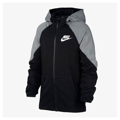 Nike dečiji duks sa kapuljačom B NSW MIXED MATERIAL FZ CU9222-010 Slike