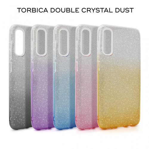 Teracell maska double crystal dust za samsung G985F galaxy S20 plus plavo srebrna Slike