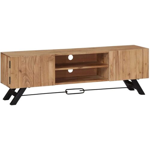 TV ormarić od masivnog bagremovog drva 140 x 30 x 45 cm Cijene