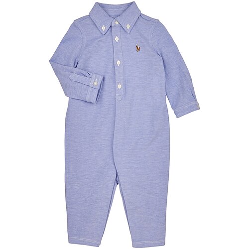 Polo Ralph Lauren Pižame &amp;amp; Spalne srajce SOLID CVRALL-ONE PIECE-COVERALL Modra Slike