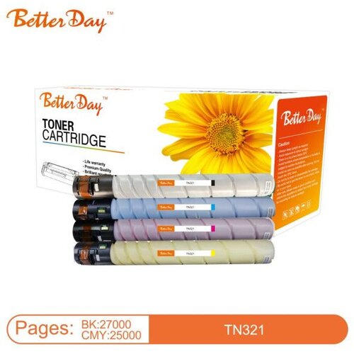 BetterDay Toner * C-TN321 M zam. kaseta za Konica Magenta 25k (bez cipa) Slike