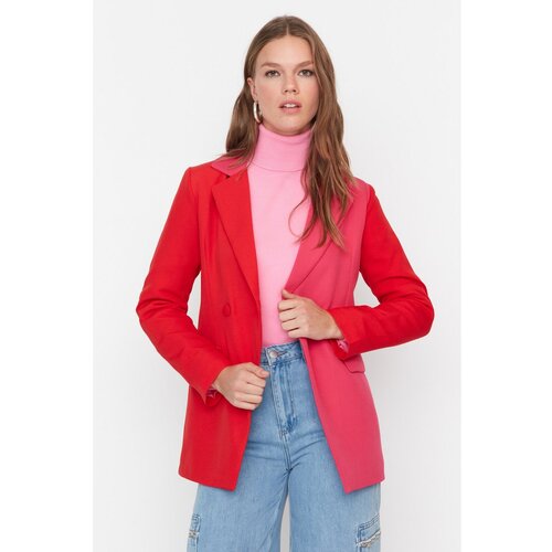 Trendyol Red Double Color Lined Woven Jacket Slike