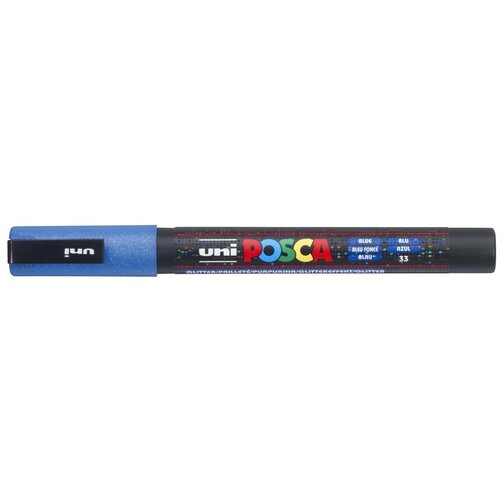Marker Uni pc-3ml Posca glitter plavi Cene