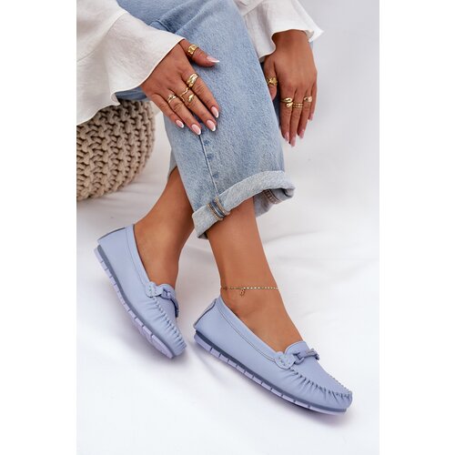 S. BARSKI Flat Leather Moccasins With Decoration S.Barski Cijene