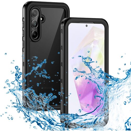 ShellBox Vodootporna IP68 360&deg; maska za Samsung Galaxy A35 5G &ndash; Crna Cijene