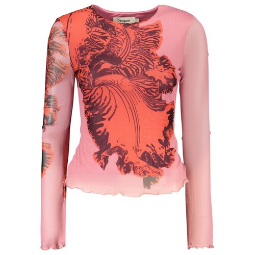 Desigual Ženska Roza Dugački Rukav T-shirt Slike