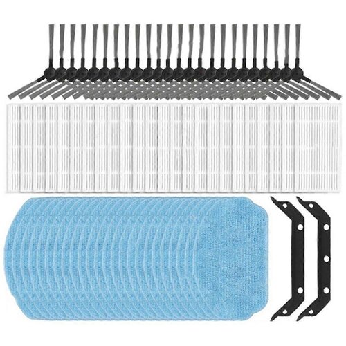 INORCO Za VCR04W Robotski sesalnik Dodatki Rezervni deli Stranska Krtača Mop Krpa HEPA Filter, (21839962) Slike
