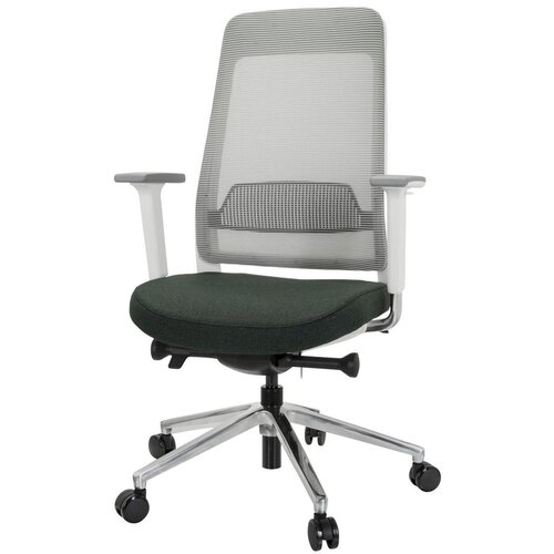 MID.YOU Pisarni&amp;scaron;ki Stol Chiaro T2 White, Črna, Siva Slike