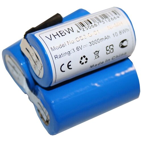 VHBW Baterija za AEG Liliput, 3000 mAh Cijene