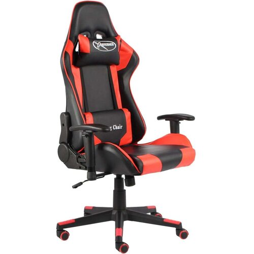 vidaXL Vrtljiv gaming stol rdeč PVC Cene