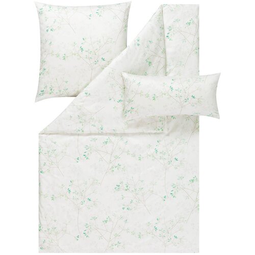 ESTELLA posteljnina atelier 140/200 cm mako saten zelena Cene