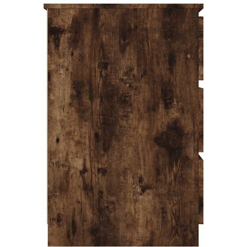  Radni stol boja dimljenog hrasta 140x50x77 cm konstruirano drvo Slike