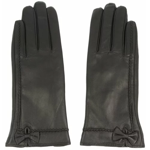 Wittchen Ženske rokavice 39-6-530-1-S Črna