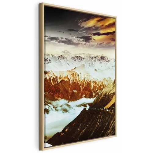  Slika - Copper Mountains (1 Part) Vertical 40x60 U prirodnom drvenom okviru Cijene