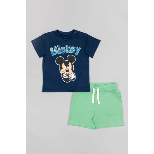 Zippy Otroški bombažen komplet x Disney mornarsko modra barva