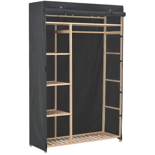 The Living Store Ormar od tkanine 110 x 40 x 170 cm sivi Cijene