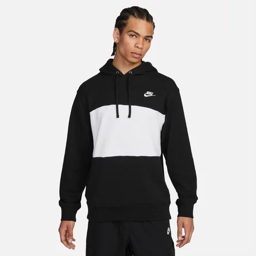 Nike Sweater majica crna / bijela