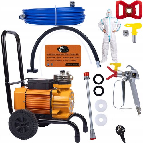 Rosfix Agregat malarski Strong Blue Storm SBS03 3500W 22MPA 18L/min + 2x uszczelka + Kombinezon, (21739240) Cene