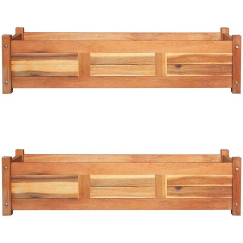  Povišene vrtne gredice 2 kom od drva bagrema 100 x 30 x 25 cm Cene