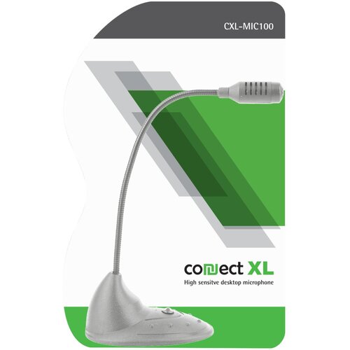 Connect Xl Mikrofon za PC sa postoljem, konekcija Jack 3,5mm – CXL-MIC100 Cijene