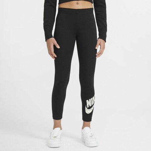Nike helanke za devojčice SPORTSWEAR FAVORITES GRAPHIC LEGGINGS crna DC9761 Slike