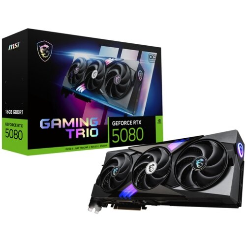 MSI SVGA RTX 5080 Gaming Trio OC 16GB GDDR7, V531-005R Cene