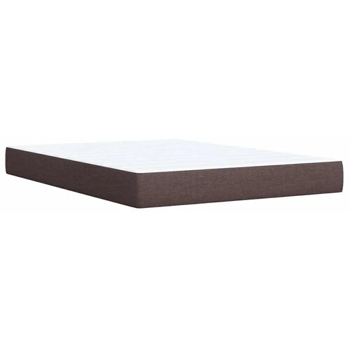 Boxspring - Krevet s oprugama i madracem tamnosmeđi 160x200 cm tkanina - Tamno smeđa 160 x 200 cm gumbi Slike