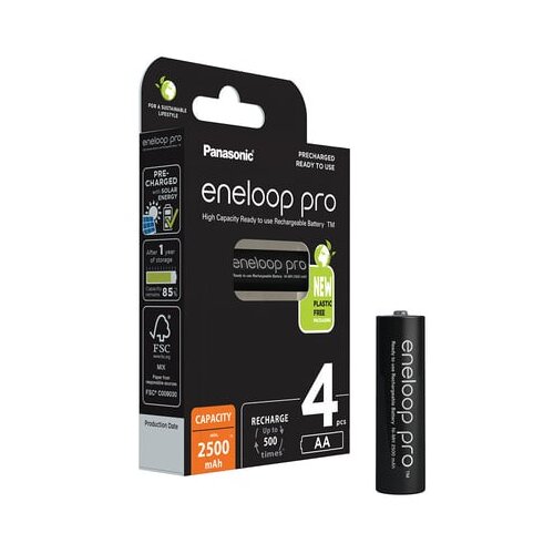 Panasonic Eneloop Pro baterija AA, 4 kos Cene