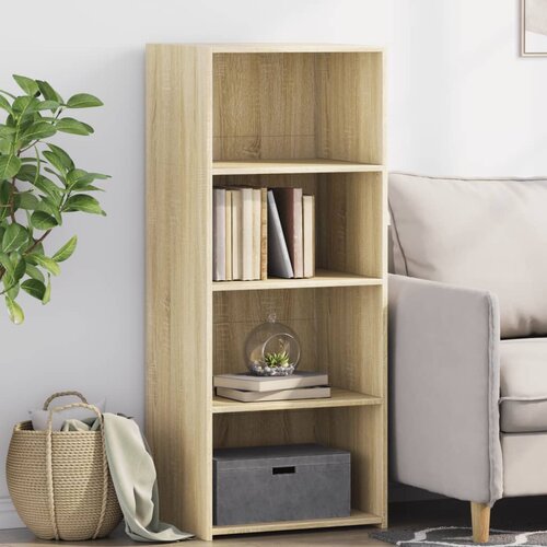 vidaXL Visoka omara sonoma hrast 50x41x124 cm inženirski les Cene