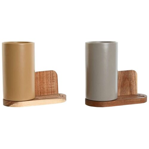 Posuda za Kuhinjski Pribor Home ESPRIT Drvo akacije Dolomite 20 x 9 5 x 18 5 cm (2 kom.) Cijene