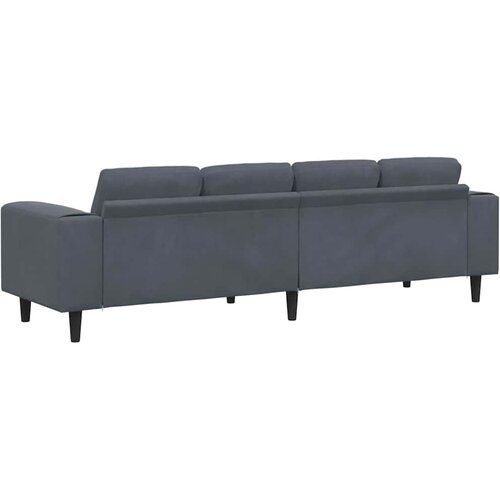  Kauč za dnevni boravak Tamno siva 250 x 77 x 76 cm Slike
