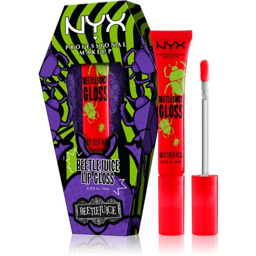 NYX Professional Makeup X Beetlejuice glos za ustnice - Lip Gloss - 01 Pomegranate Clout Slike