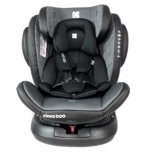 Kikka Boo autosedi&amp;scaron;te (0-36 kg) stark isofix dark grey ( KKB70025 ) Slike