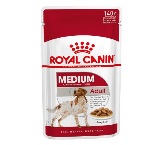 Royal Canin hrana za pse medium adult - sosić 10x140g Cene