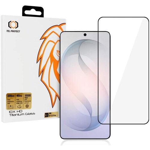  Kaljeno staklo Tel Protect 10X HD Titanium za Samsung Galaxy S26 (s otključavanjem otiskom prsta) Slike